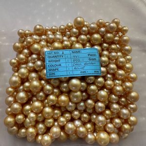 Round Gold South Sea Pearls